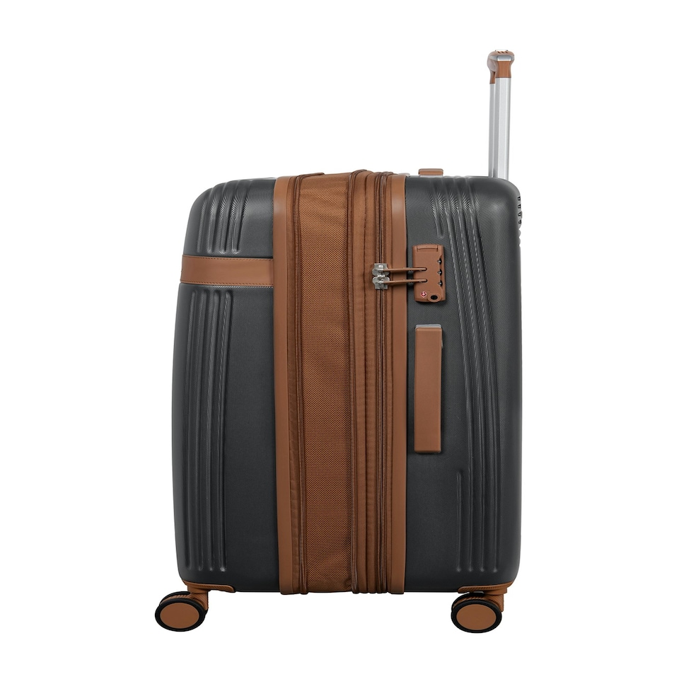 image 1 of IT Luggage Clarify Charcoal Large Suitcase with TSA Lock Grey | Large