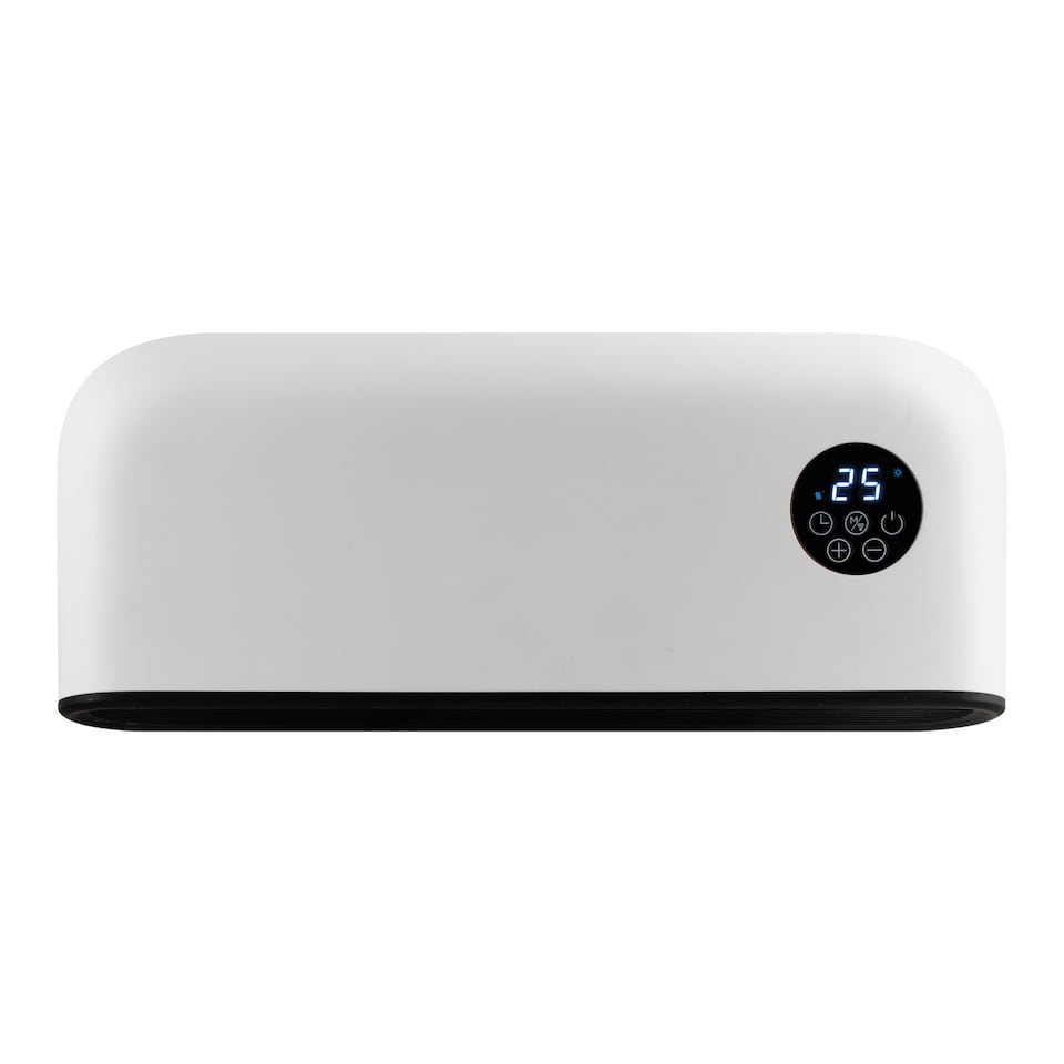 image 1 of TCP Smart Downflow Ceramic Wall Mounted Heater 2000W, Ideal For Bathrooms and Small Rooms