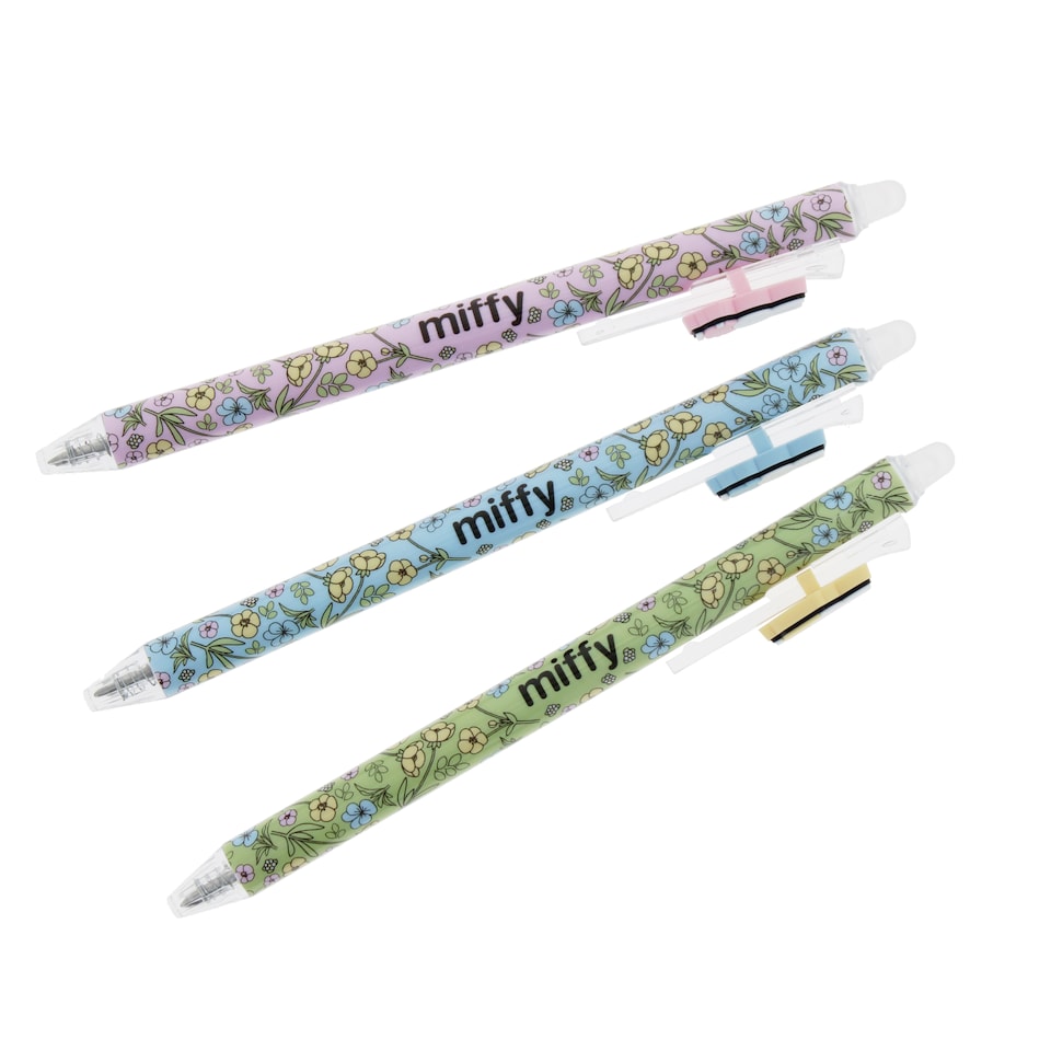 image 1 of Miffy Erasable Gel Pens - Set of 3