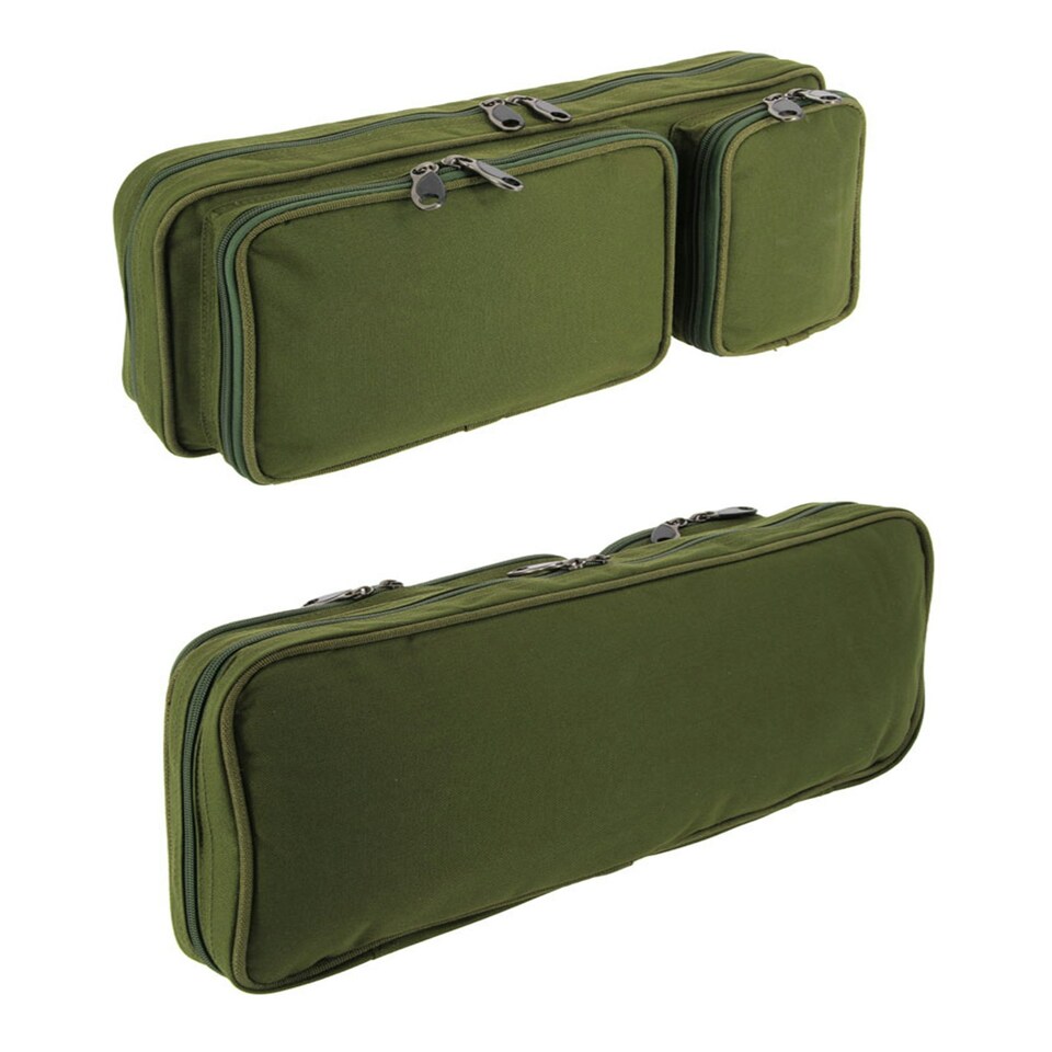 image 1 of NGT Buzz Bar Bag Twin Section Multi Pocket Storage - Black N/A