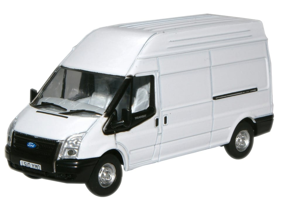 Oxford Diecast Ford Transit MkV LWB High White