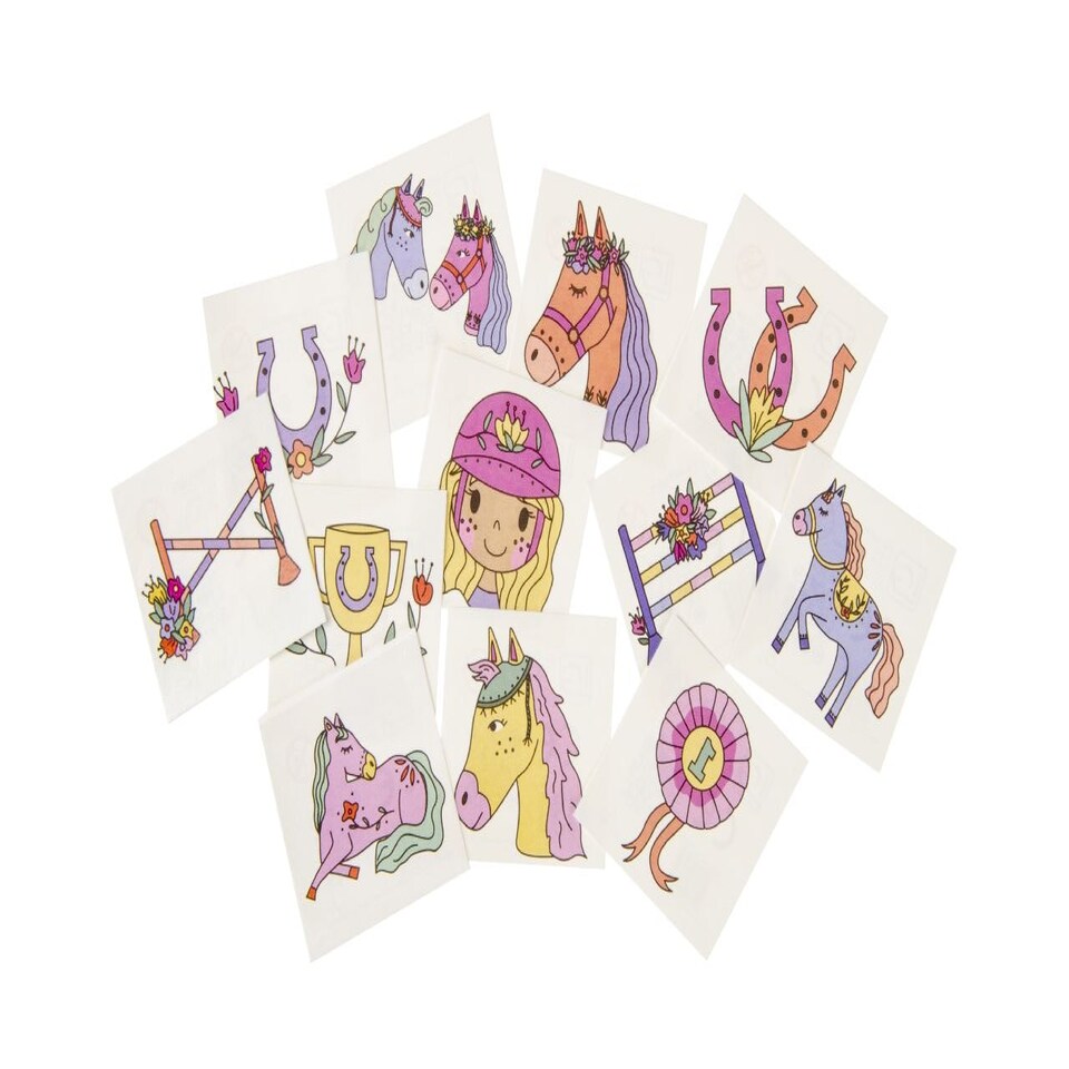image 1 of 144 Pieces Horses Tattoos