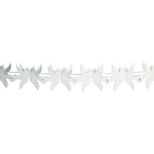 Amscan Wedding Elegant Dove Paper Garland - Natural - 3.6m