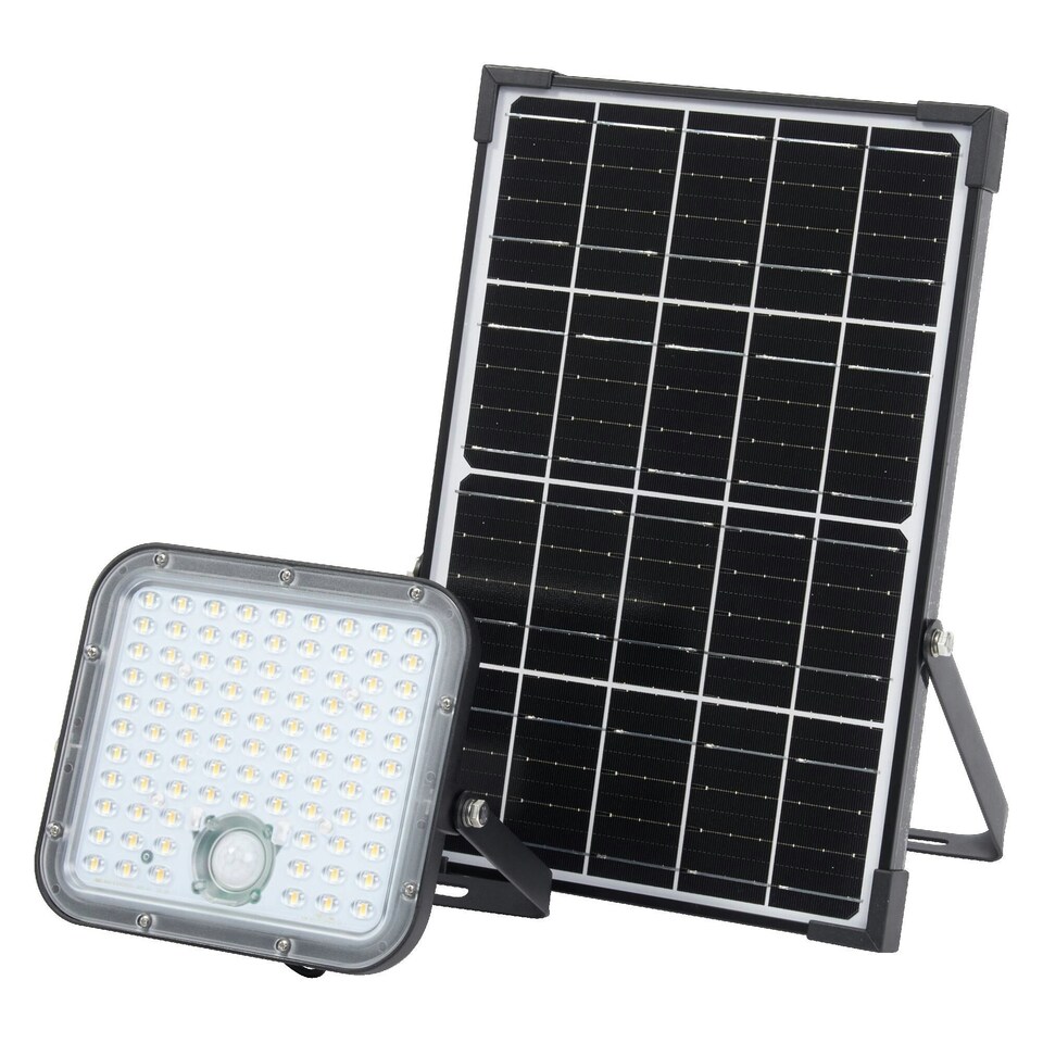 image 1 of OSRAM ENDURA LED Solar Outdoor Flood Light Black 30W 4500 lm Black