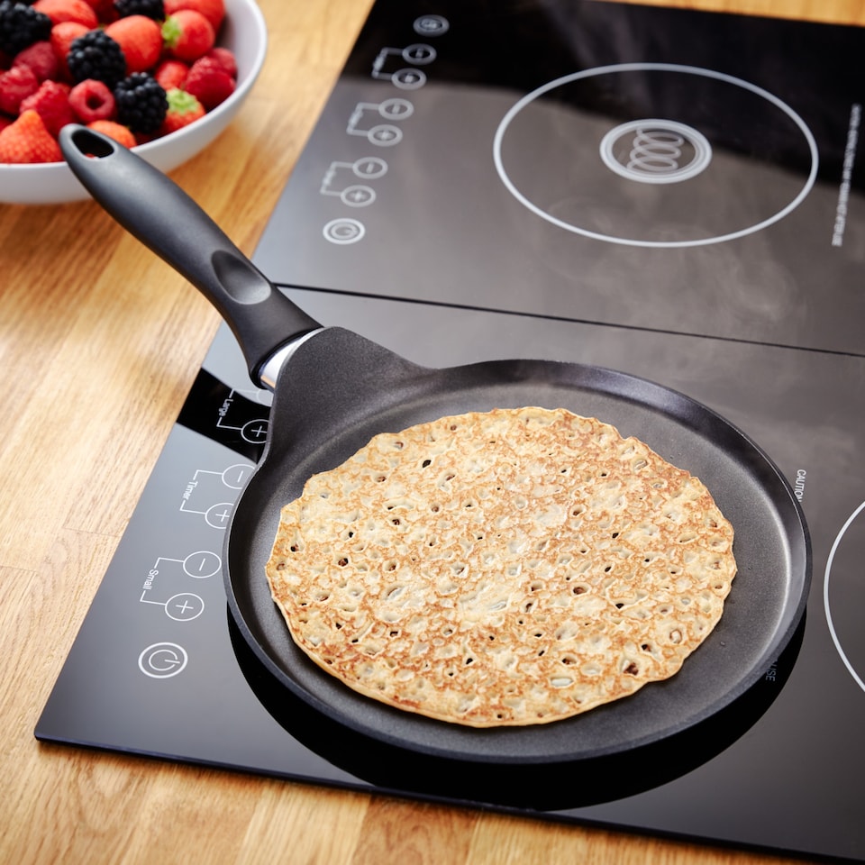 image 1 of Judge 22cm Induction Base Non-Stick Crepe Skillet