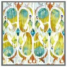 Ikat vibrant (Picutre Frame) Grey | L
