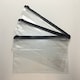 image 3 of Pack of 12 DL Black Zip Zippy Bags
