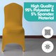 image 5 of Chair Cover Spandex Polyester Stretch Fabric Dining Slipcovers