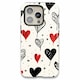 image 1 of Vintage Hearts Phone Case | Black | iPhone 16 Pro Max
Tough | iPhone 16 Pro Max
Tough