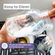 image 7 of 1L Mason Jar - Leakproof Glass Jar with Airtight Lid, Labels, Chalk Pen & Cleaning Brush | Clear | Clear | 1000ml - 6 Pack | 6
