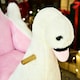 image 8 of HOMCOM Kids Rocking Horse Ride On Swan Toy w/ Music Safety Seat for Toddler