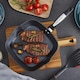 image 3 of Morphy Richards 26cm Forged Aluminium Black Square Grill Pan