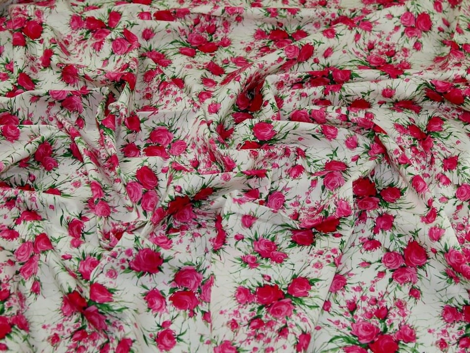 Pink Cotton Lawn Fabric for Dressmaking, 140cm / 55" Wide - per metre