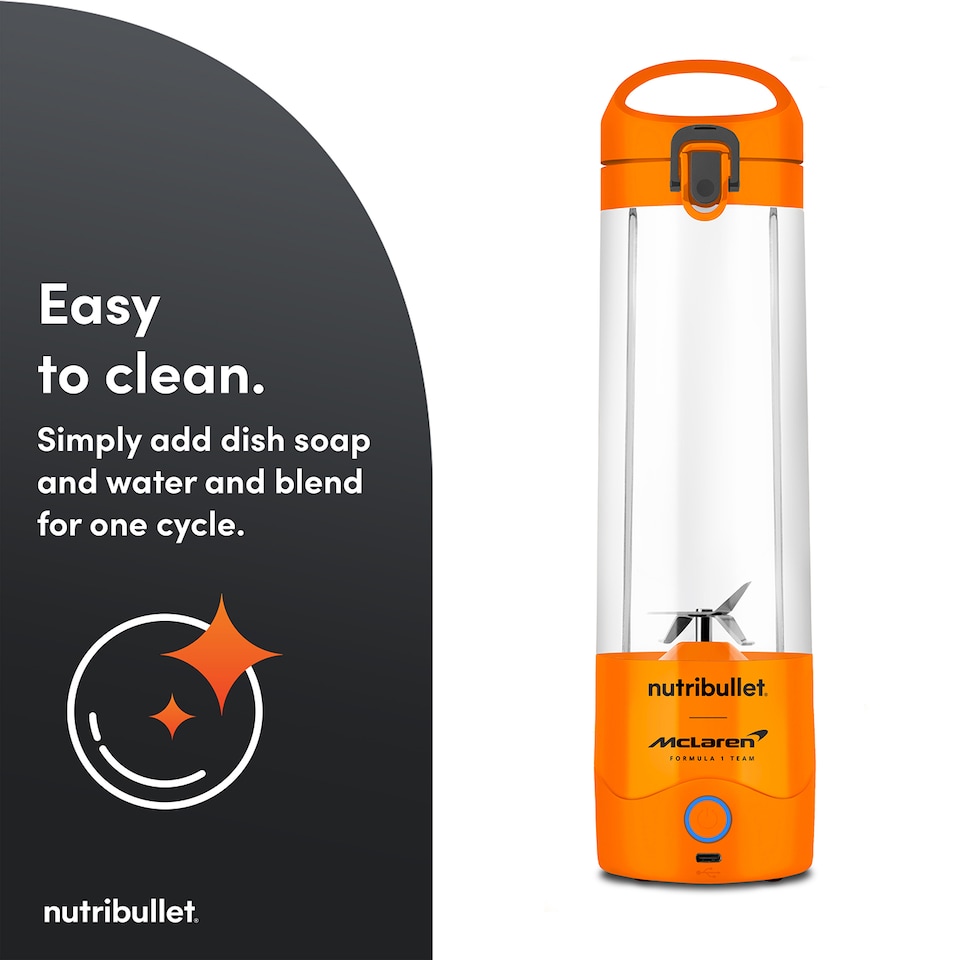 image 1 of nutribullet x McLaren F1 Team Portable Blender - Papaya | Orange