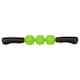 image 1 of Fitness Mad Atom Massage Stick - Atom Nodule Rollers, Steel Core & TPE Handles (Green/Black) | Multi | Green/black | 9483