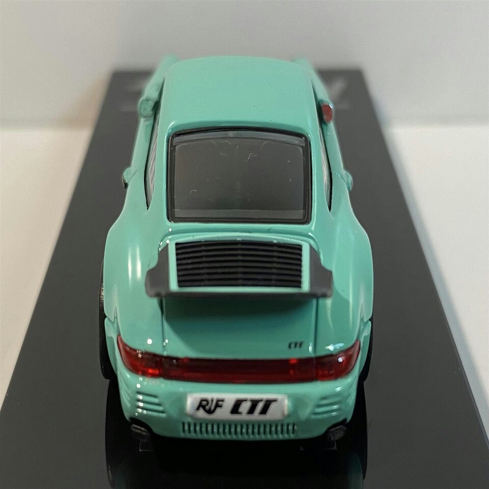image 1 of Porsche RUF CTR Yellowbird 1987 Mint Green 1:64 Scale Paragon 55293L