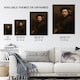 image 3 of Self Portrait Artists Ageing Rembrandt Wall Art Poster Print 12X16"