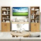image 10 of COSTWAY 178 CM Bookcase 6-tier Modern Style Storage Natural Yellow