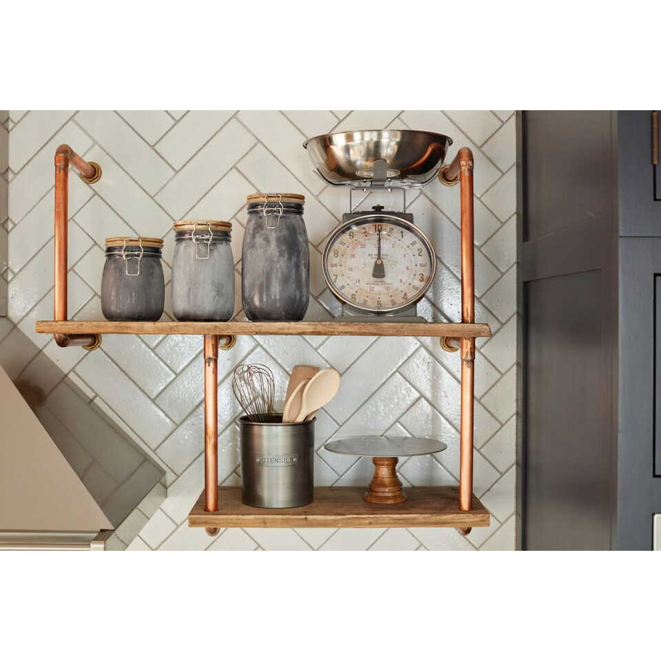image 1 of KitchenCraft Utensil Holder Grey Metal