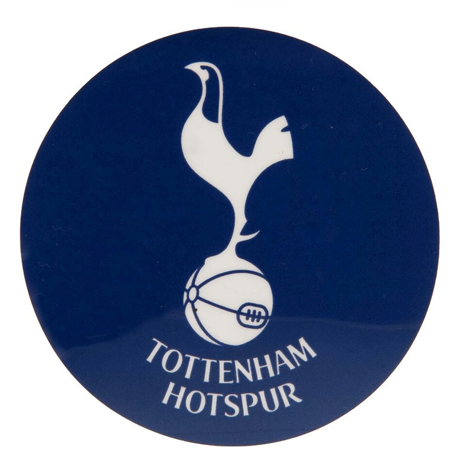 image 1 of Tottenham Hotspur FC Crest Car Sticker - Navy/White - One Size Multi | Navy