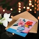 image 4 of Magnolia Lilies Modern Bold Colourful Granddaughter Birthday Card
