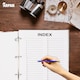 image 5 of ARPAN Extra-Large 3-Ring Binder Self Adhesive Photo Album – 20 Sheets / 40 Sides – Sticky Page Scrapbook Memory Album for Photos, Keepsakes & Special Occasions