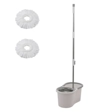 Living and Home Spin Mop and Bucket Set
