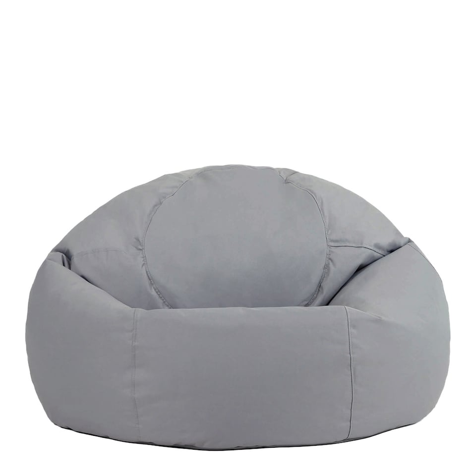 image 1 of Adult Classic Beanbag Outdoor Waterproof Bean bags Ready Filled - Grey | Grey | Grey | 1