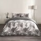 image 1 of OHS Marble Print Duvet Quilt Cover Bedding Set, King - Grey/White