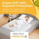 image 4 of Toddler Potty Training Bed Pad with Tucks - Soft Waterproof Bedwetting Pee Protector Mat for Kids - Multi-Layer Non-Slip Washable Absorbs Up to 2000ml 90 x 85cm White | Explorer | Single