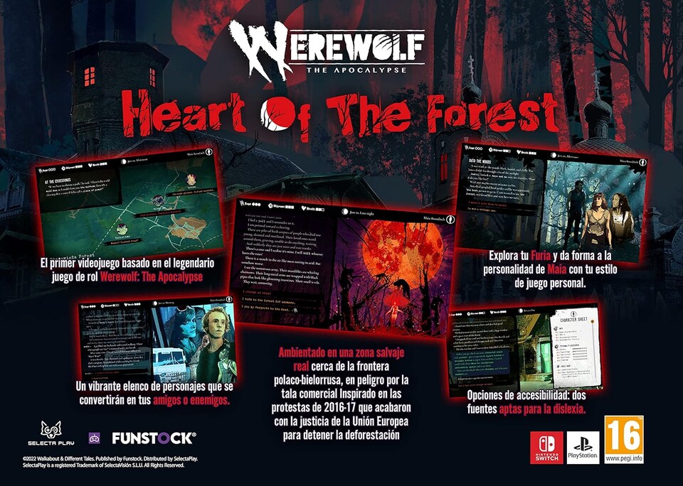 image 1 of Werewolf: The Apocalypse - Heart of the Forest Nintendo Switch