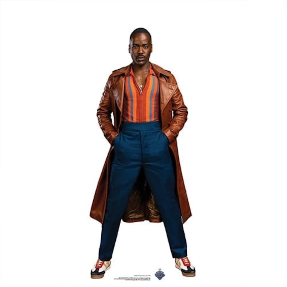 The Fifteenth Doctor Ncuti Gatwa Dr Who Star Mini Cardboard Cutout 91cm