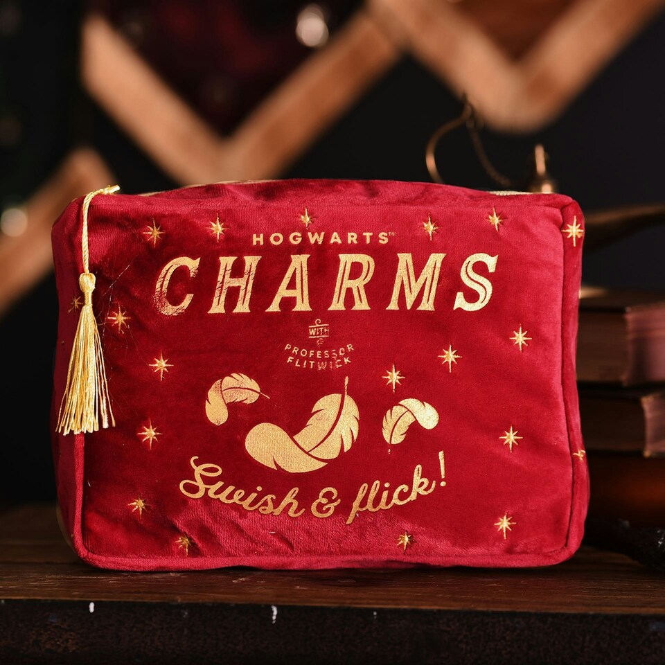 image 1 of Warner Bros Harry Potter Alumni Wash Bag Charms