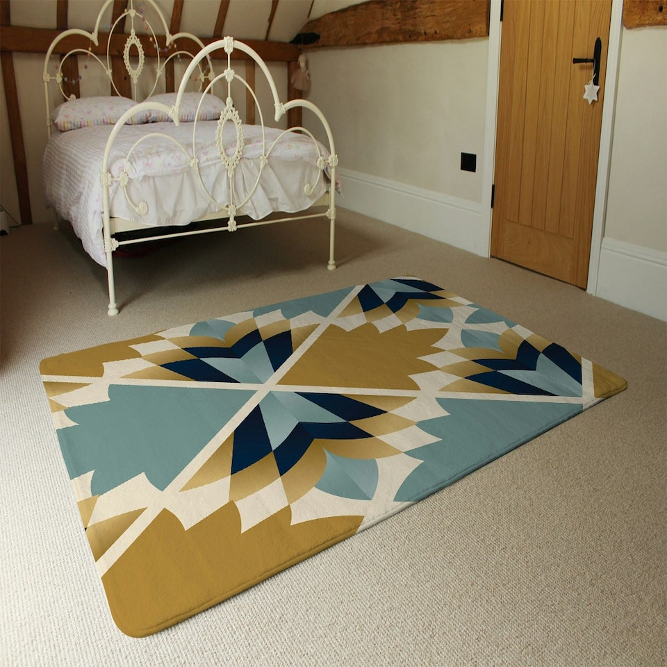 image 1 of Cleopatra Fan Ethnic Pattern (Rug) Multi | Medium: 80x150cm