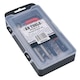 image 2 of M10 x 1.5mm Thread Tap Repair Cutter kit helicoil 15pc set damaged thread AN054