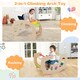 image 7 of COSTWAY Kids 2-in-1 Rocking Horse Arch Montessori Climbing Toys  Rocker