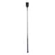 image 1 of Dublin Embossed Leather Horse Riding Whip | Blue | Navy | One Size | 1