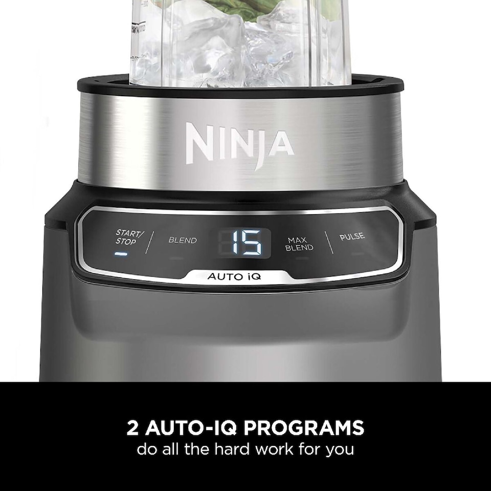 image 1 of Ninja Blender with Auto-iQ BN500UK Black/ Silver