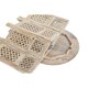 image 2 of Side table DKD Home Decor White Brown Mango wood 53 x 53 x 53 cm N/A