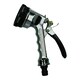 image 7 of Metal Hose Pipe Watering Spray Gun Nozzle 6 Function Rubber Non-Slip Grip