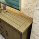 image 9 of Lowry 2 Door 4 Drawer Large Sideboard Driftwood Lacquered Solid Reclaimed Pine Brown