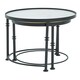 image 4 of Interiors by Premier Arcana Set Of 2 Round Side Tables