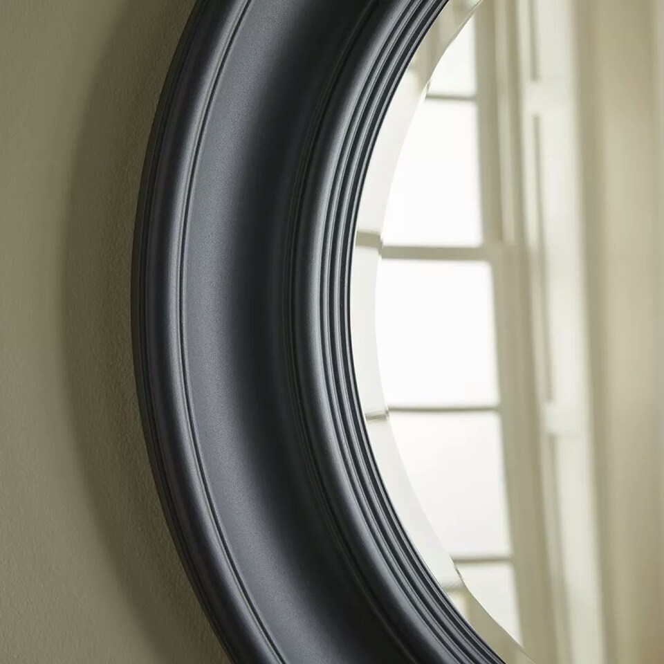 image 1 of Hamilton Round Wall Mirror Silver | H 66cm x L 66cm X W 3cm