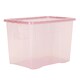 image 4 of Wham Crystal 4 x 80L Stackable Plastic Storage Boxes with Lids