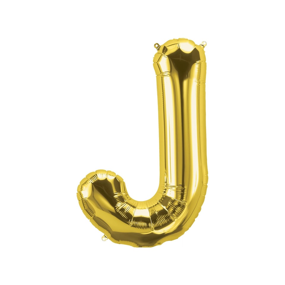 Realmax J Foil Balloon - Gold - One Size