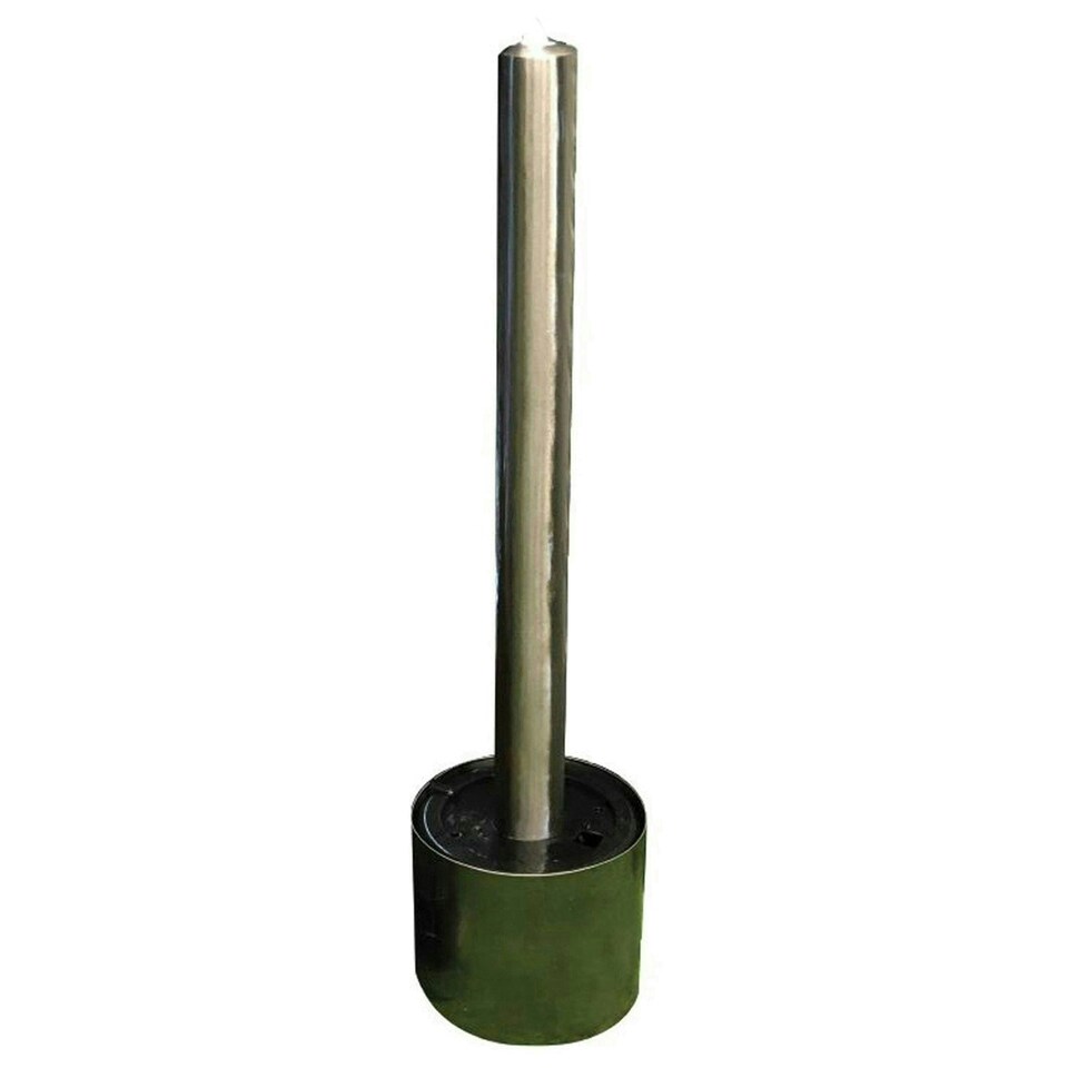 Primrose Alexandria Stainless Steel Tube Mains Powered Water Feature 132cm