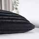image 3 of OHS Ribbed Faux Fur Bolster Pillow Soft Maternity Support Cushion | Black | One Size