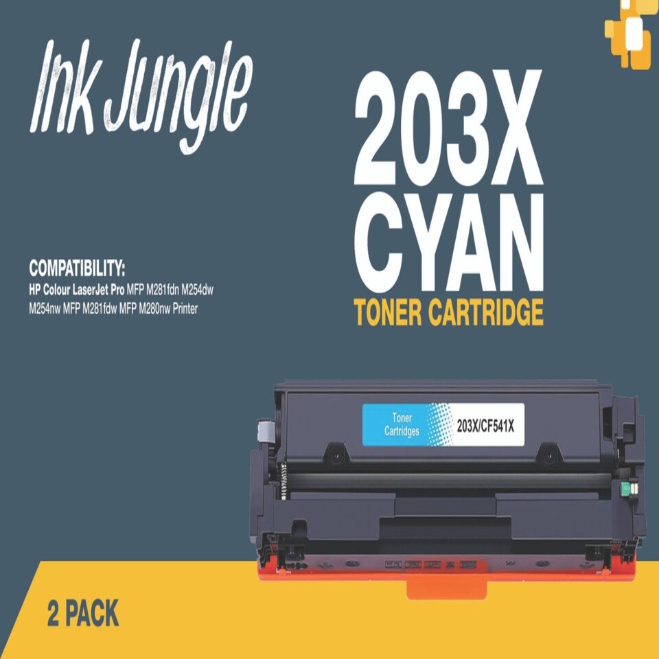 image 1 of Compatible HP 203X Cyan Toner Cartridge Blue