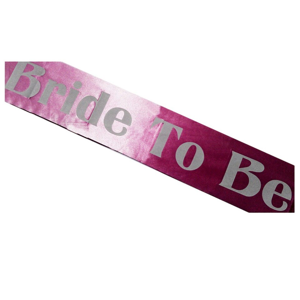 Amscan Bride To Be Text Party Sash - Pink - One Size