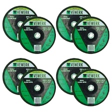 80 Grit Flap Discs Sanding Grinding Rust removing for 9" (230mm) Grinders 8 Pack